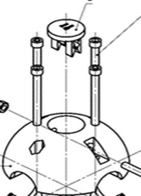  Заглушка под отвод 57 №1902-2 (трикапласт: спуск заглушка №1902-2)
